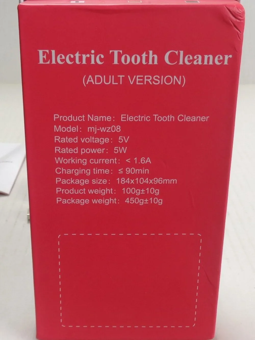 Electric Tooth Cleaner Automatic U-Shaped Toothbrush USB Rechargeable Brand New